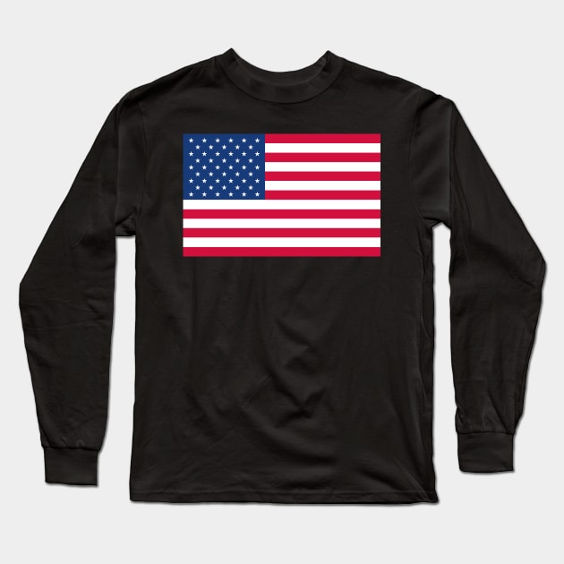 American Flag Tshirt designers Long Sleeve T-Shirt by Therain3401